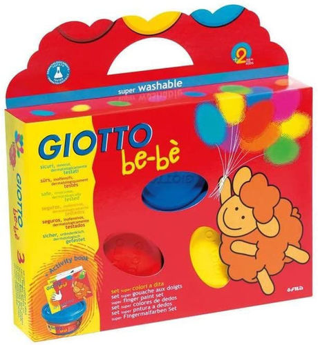 Giotto Bebè Colori a Dita 3x100 ml