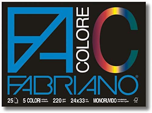 1 Fabriano Album Colore 24x33 cm 25 Fogli