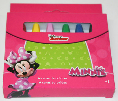 Colori a cera Disney Minnie conf da 6 pz