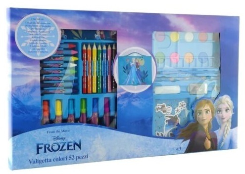 Set Valigetta Colori Creativi Frozen da 52 pz
