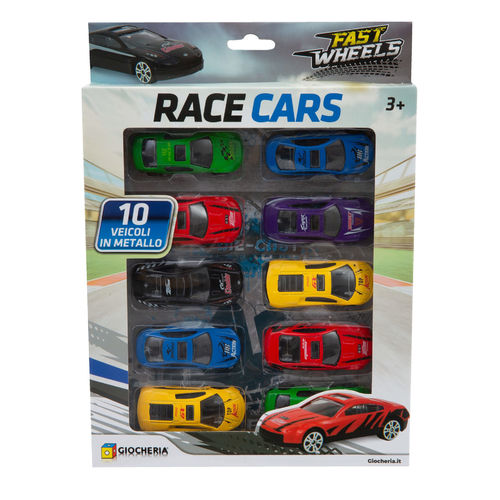 Race Cars 10 Auto Die Cast 1:64