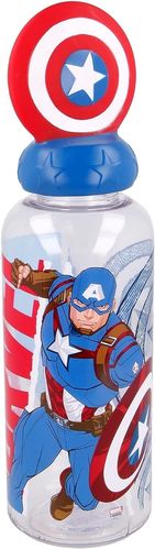 Capitan America Borraccia in tritan 3D 560 ml