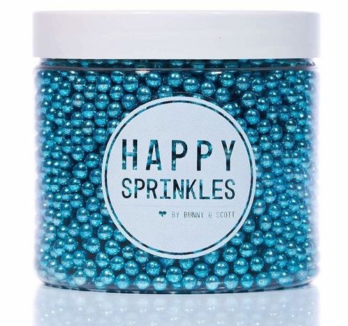 Happy Sprinkles Blue Metallic Pearls 90 gr