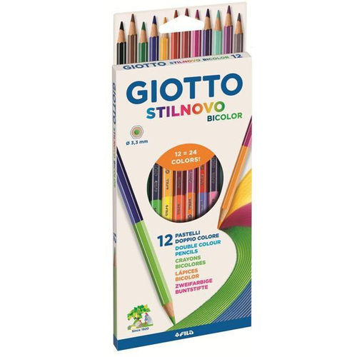 Giotto Stilnovo Pastelli doppio colore conf da 12 pz