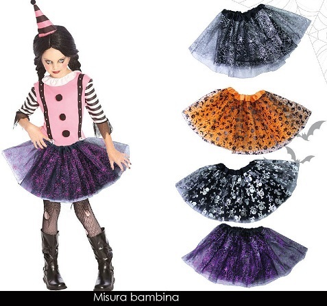 1 Gonna in tulle Party Horror Fantasie Assortite
