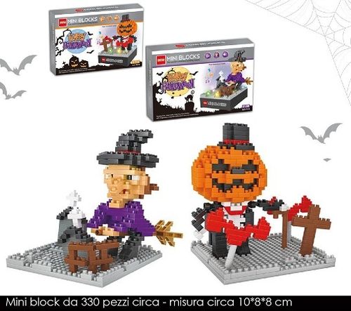 1 Mini Block 330 pz a tema Halloween Modelli Assortiti