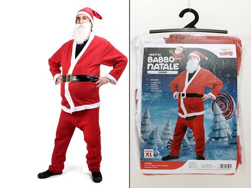 Vestito Babbo Natale Uomo taglia XL