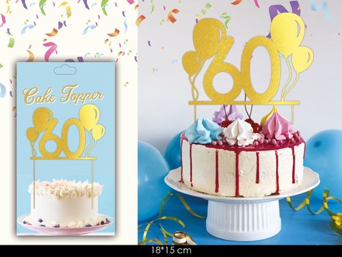 Cake Topper 60 Anni