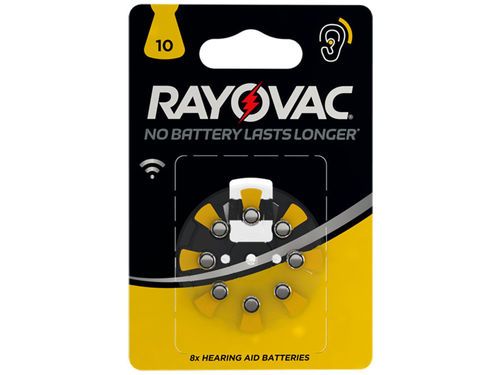 Batterie Rayovac Acustica 1,45V 10 PR70 conf da 8 pz