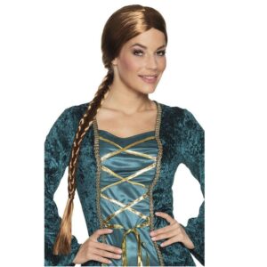 Parrucca Donna Treccia Lunga Castana Lady Caterina