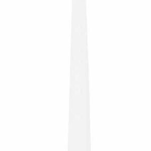 Candela Conica altezza 25 cm diametro 2,5 cm Bianco *
