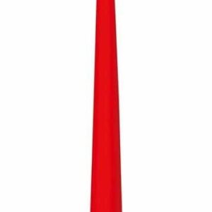 Candela Conica altezza 25 cm diametro 2,5 cm Rosso *