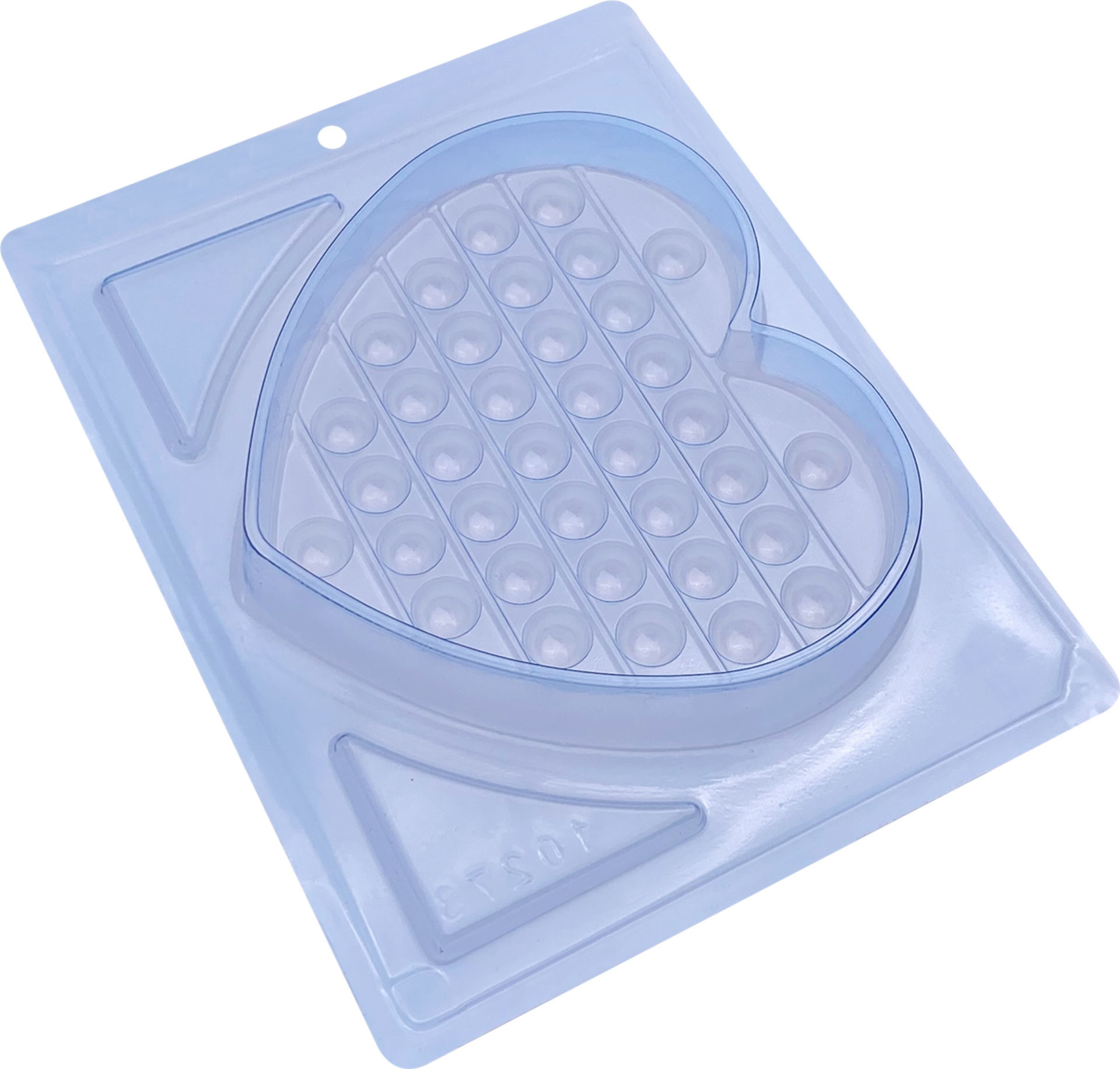 Stampo pop it cuore in plastica - immagine 3
