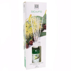 Diffusore di essenza con bacchetti 125 ml Eucalipto
