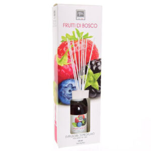 Diffusore di essenza con bacchetti 125 ml Frutti di Bosco