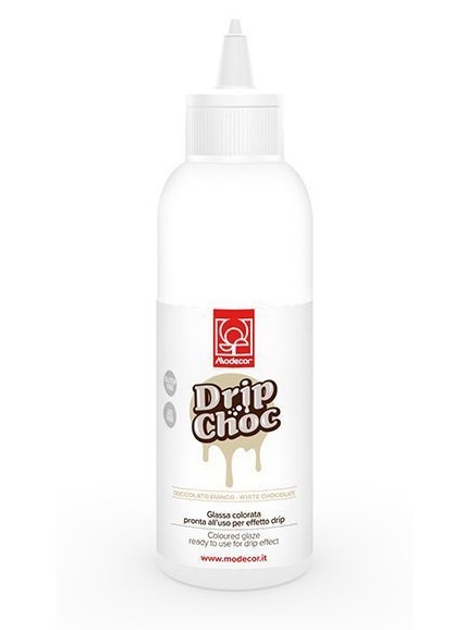 Drip Choc Glassa Colorata Cioccolato Bianco 180 grammi *
