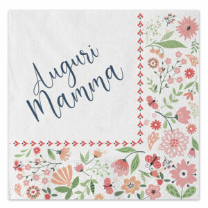 Tovaglioli 33×33 cm Mamma 20 pz