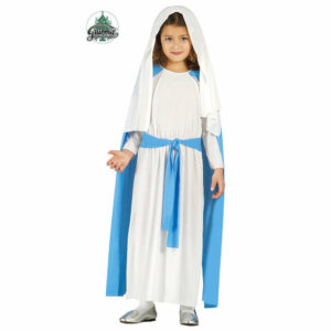 Costume Bimba Vergine Maria 3/4 anni *