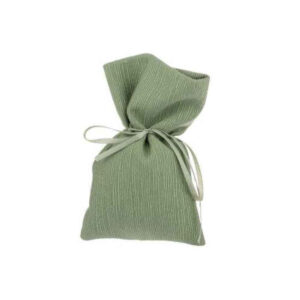 Sacchetto Cotone rigato 9×13 cm Verde