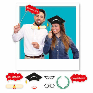 Photo Booth Laurea 20 cm 8 pz