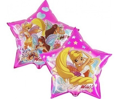 Palloncino Super Shape Winx a forma di Stella