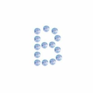25 Sticker Adesivi Lettera B 9×12 mm*