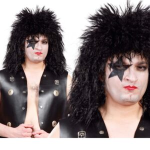Parrucca Rockstar Nera